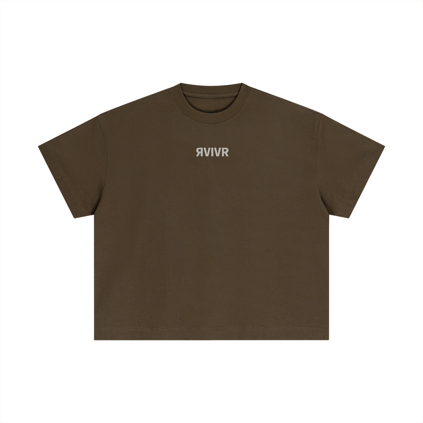 Foundation Box Tee - Coffee