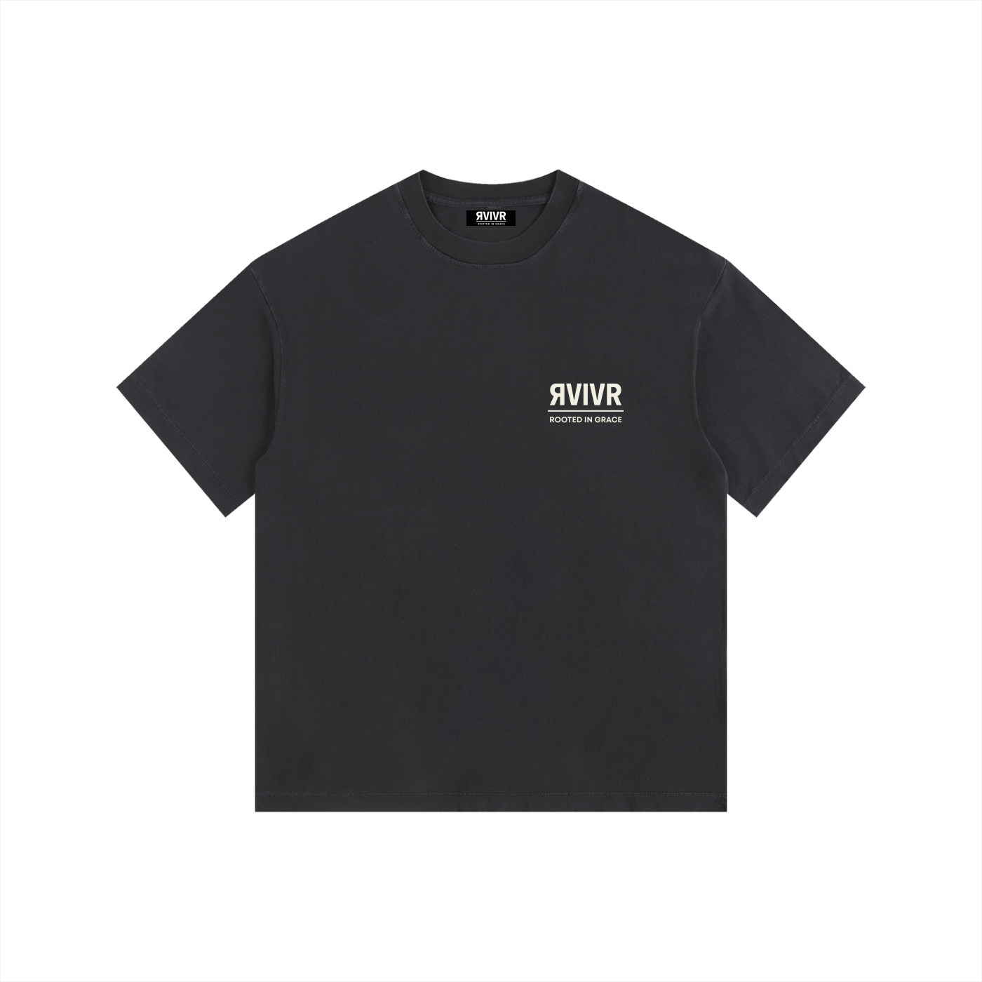 Rest In Him Vintage Washed Oversized Tee