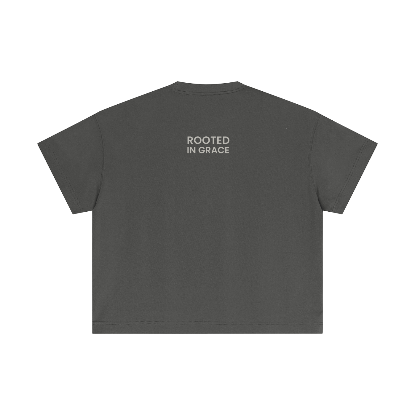 Foundation Box Tee - Charcoal