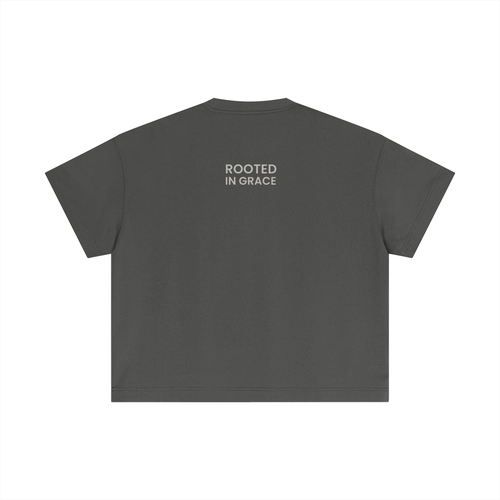 Foundation Box Tee - Charcoal
