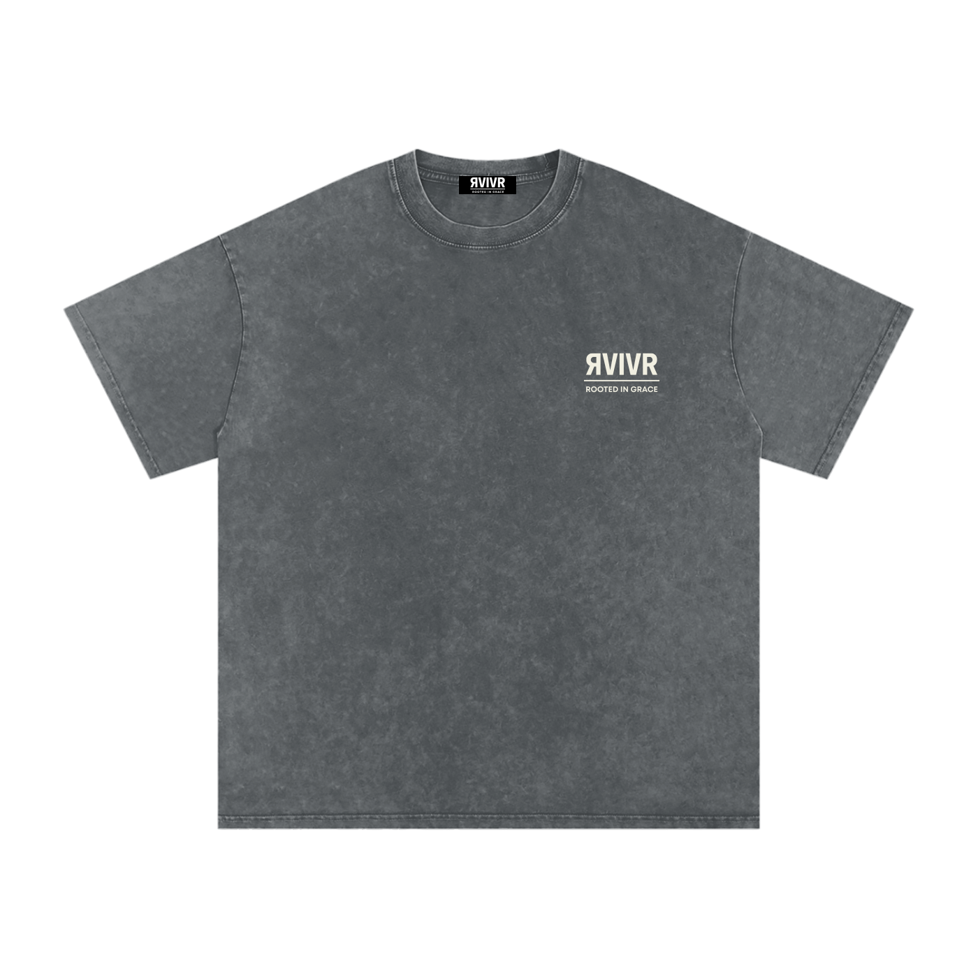Trust In God Snow Washed Oversized Tee