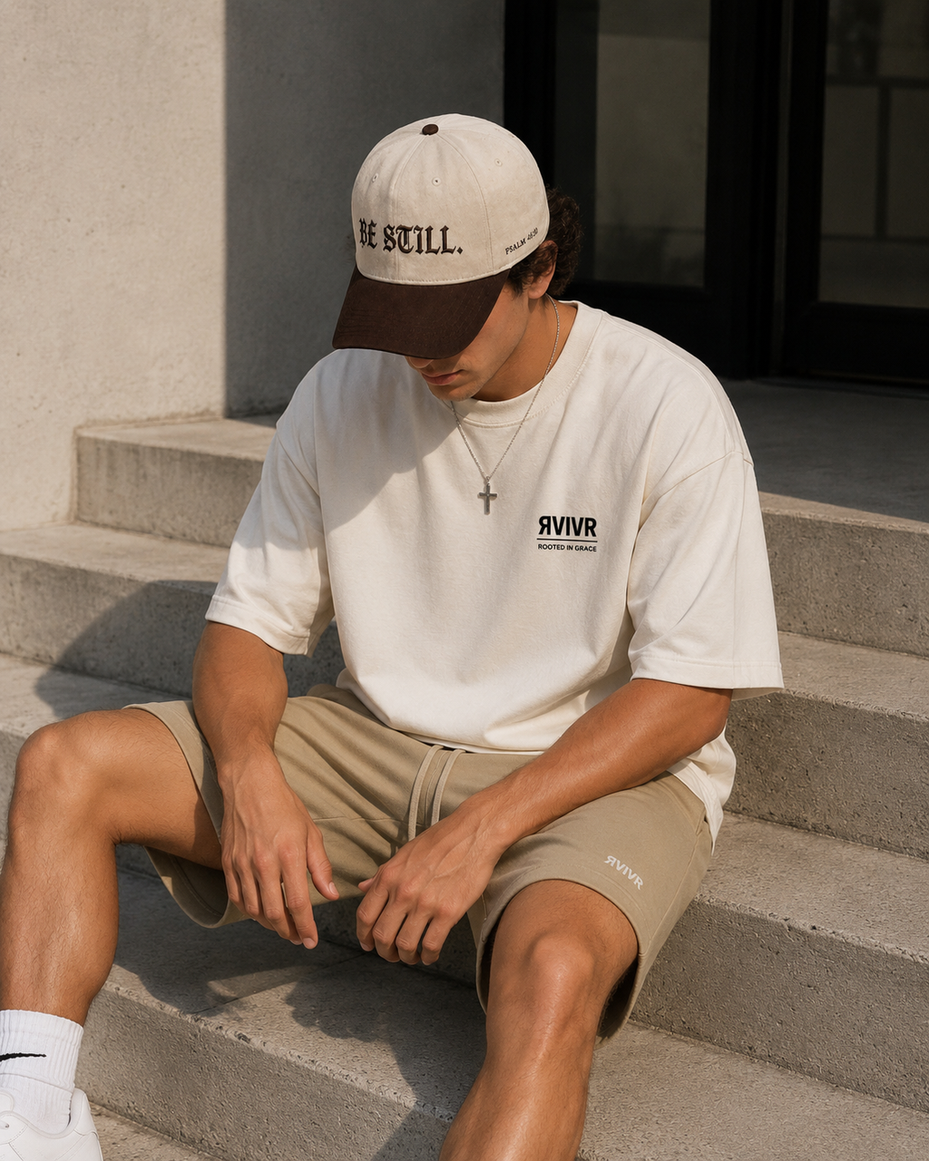 BE STILL Embroidered Snapback Hat