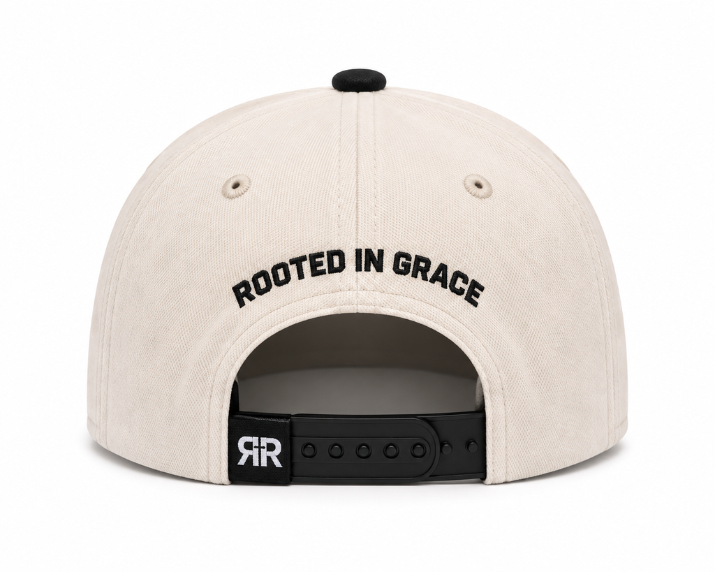 Saved By Grace Embroidered Snapback Hat