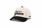 Saved By Grace Embroidered Snapback Hat