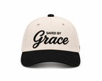 Saved By Grace Embroidered Snapback Hat
