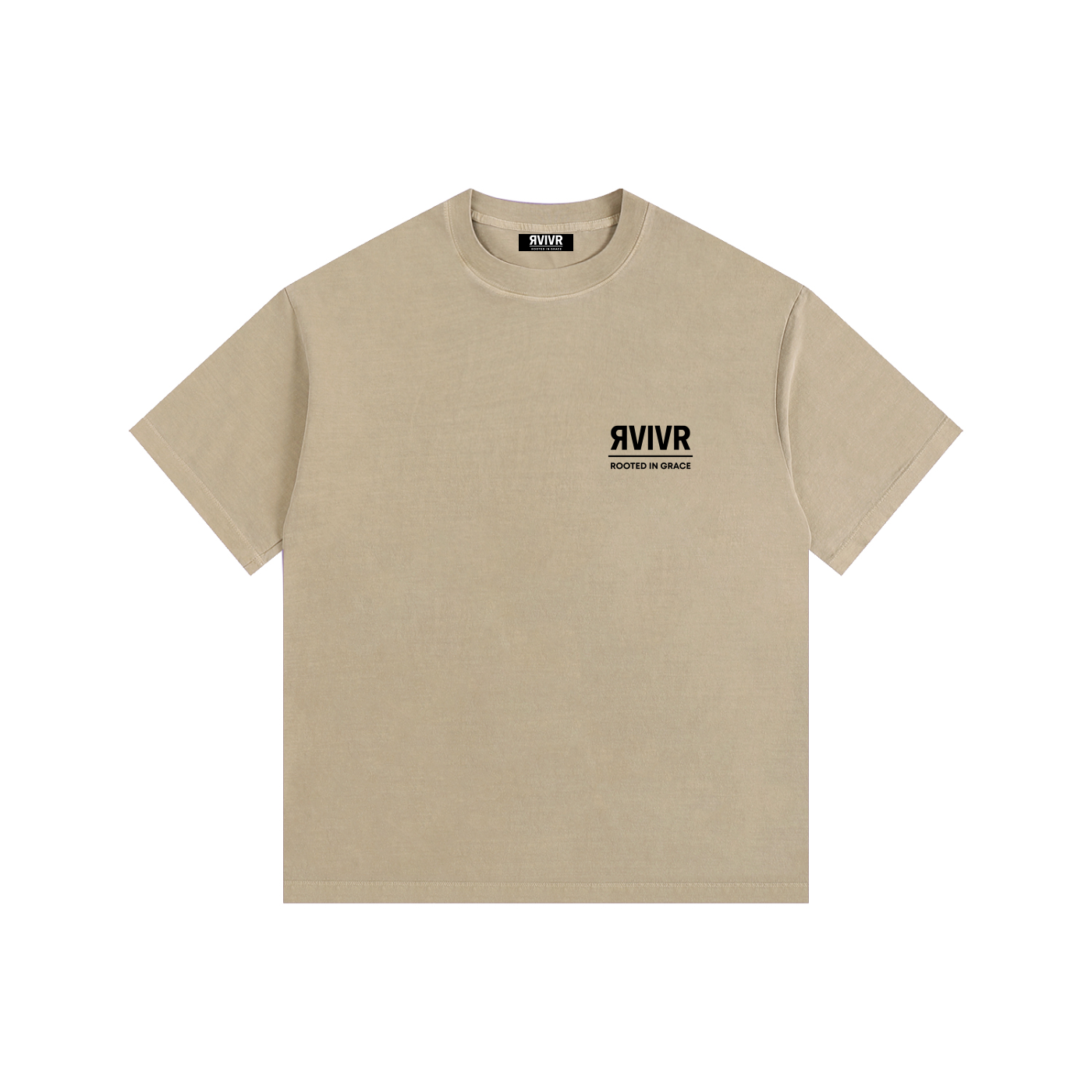 Rest In Him Vintage Washed Oversized Tee