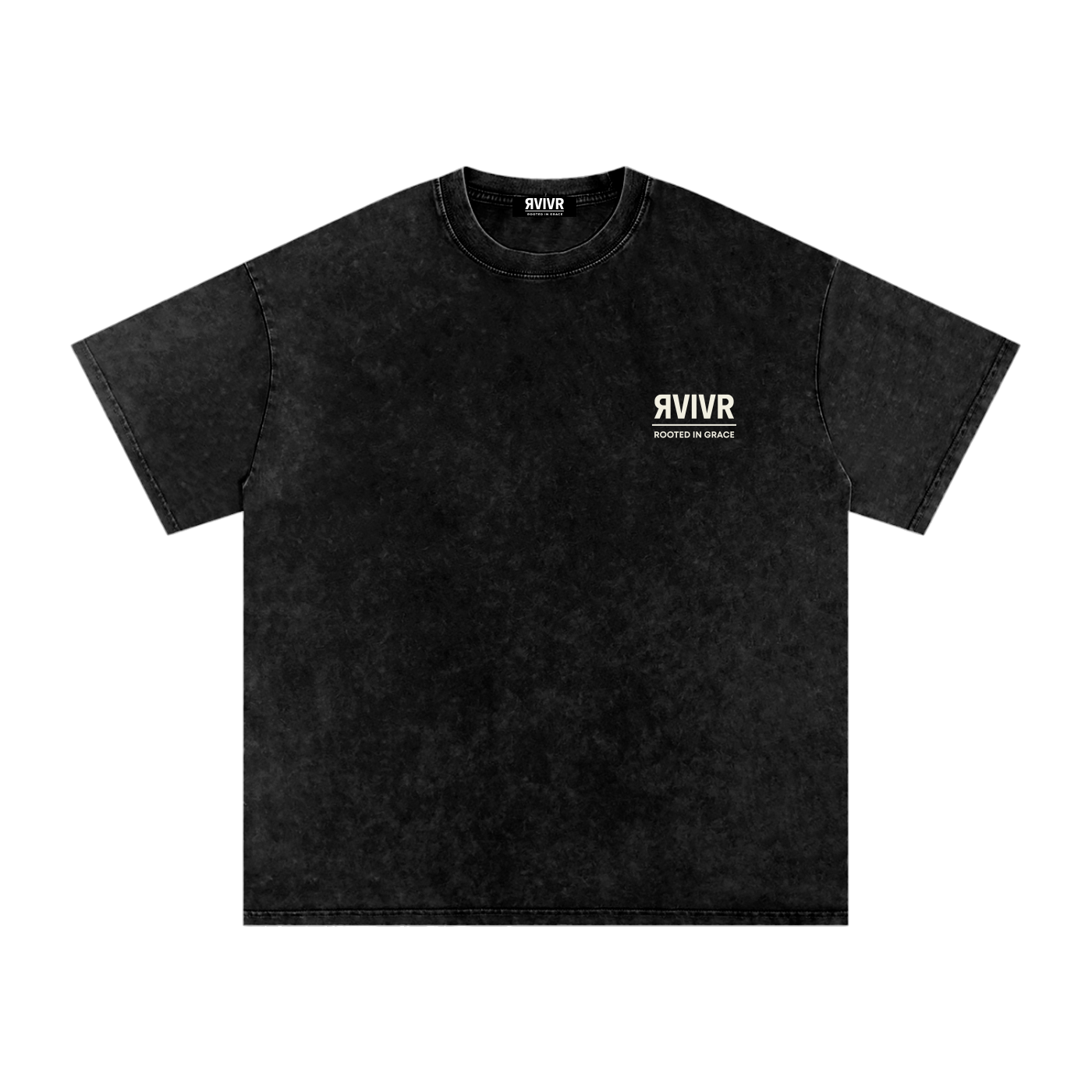 Trust In God Snow Washed Oversized Tee