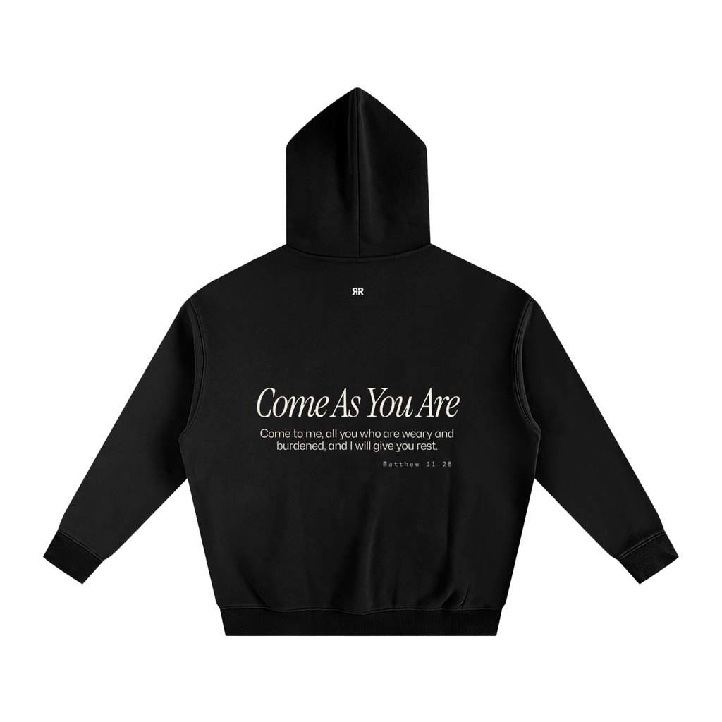Foundation Oversized Fleece Hoodie - Black