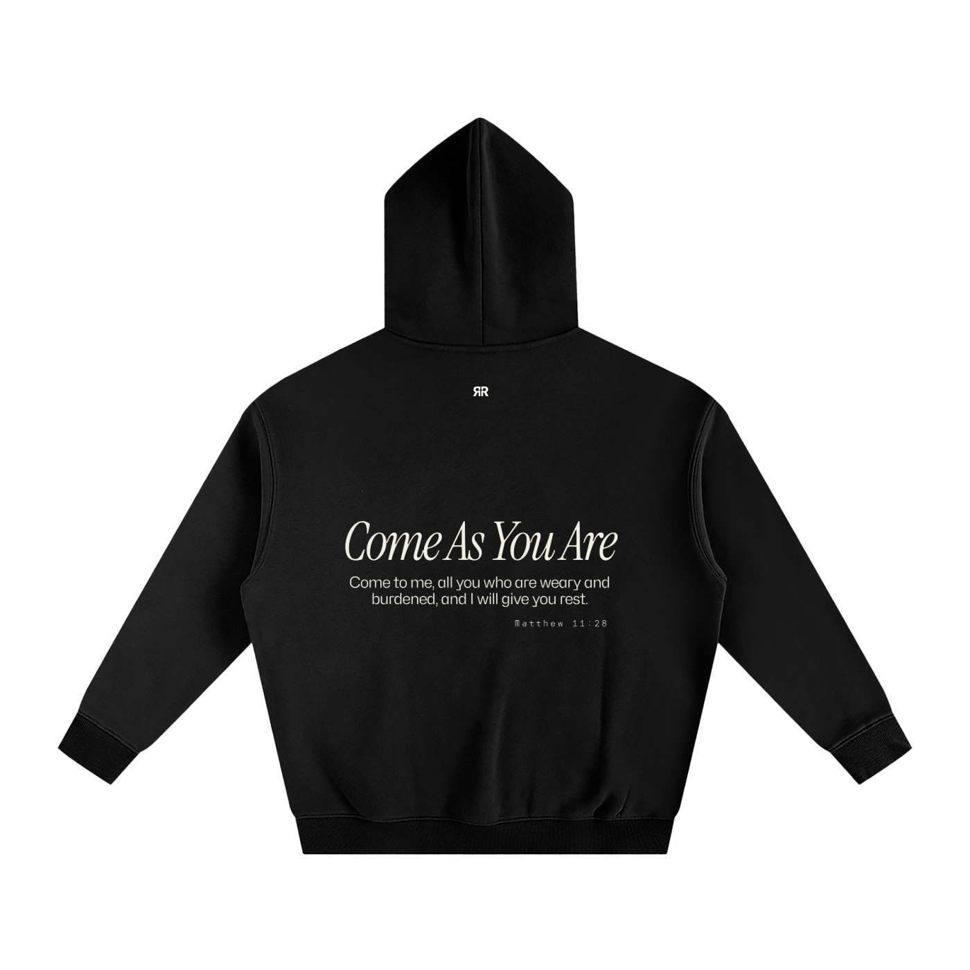 Foundation Oversized Fleece Hoodie - Black