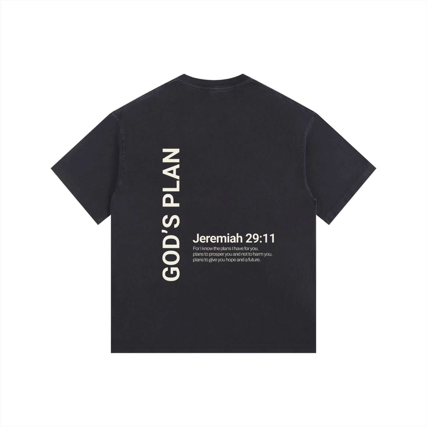 God's Plan Vintage Washed Oversized Tee