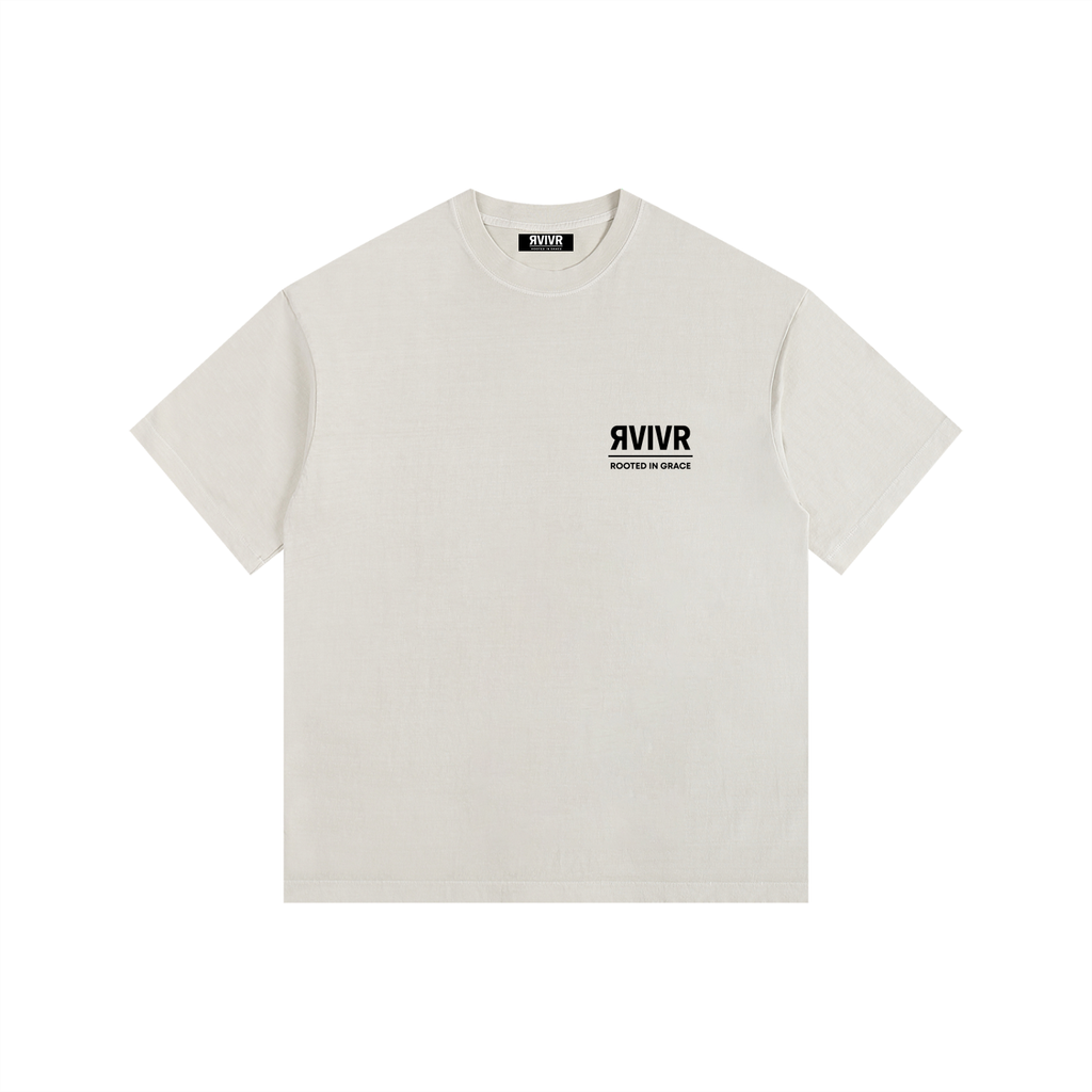 Rest In Him Vintage Washed Oversized Tee