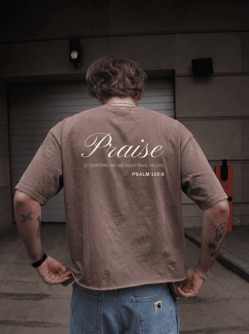 Praise Vintage Washed Oversized Tee